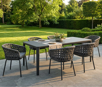 Hartman Faustus Tisch | 220x100cm | 6 Bad Gastein Sessel