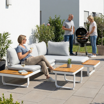 Jardini Lounge Bregenz | Ecke 175x253cm | 2 Zweisitzer 175x78cm