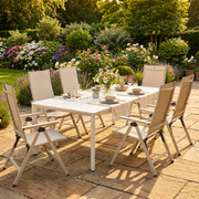 Hartman Set Kyra | 240x100cm | 6 Sessel Aruba