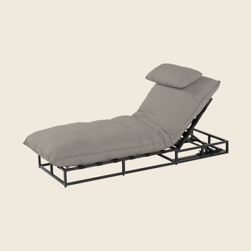Schöner Wohnen LUNEN Liege Sunbrella® | Carbon Beige