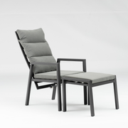 Jardini Set Nockstein | Tisch 200 bis 260cm Ausziehbar | 4 Relaxsessel
